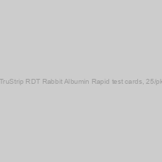 Image of TruStrip RDT Rabbit Albumin Rapid test cards, 25/pk